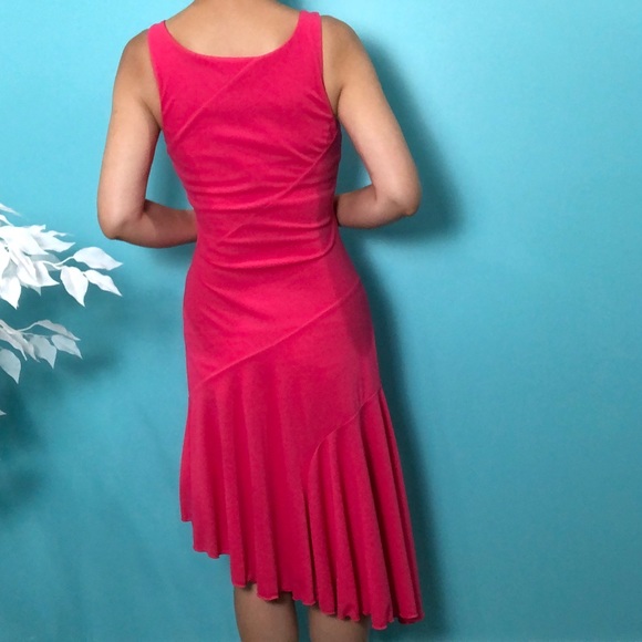 Express Sleeveless Asymmetrical Pink Dress - Picture 3 of 8